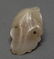 Chinese jade carving of boy lying on leaf, Qing dynasty - 4