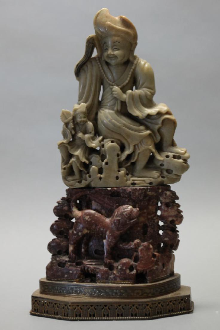Chinese soapstone figure, Republican period (1 of 2)