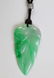 Chinese necklace w/ carved jadeite pendant - 2