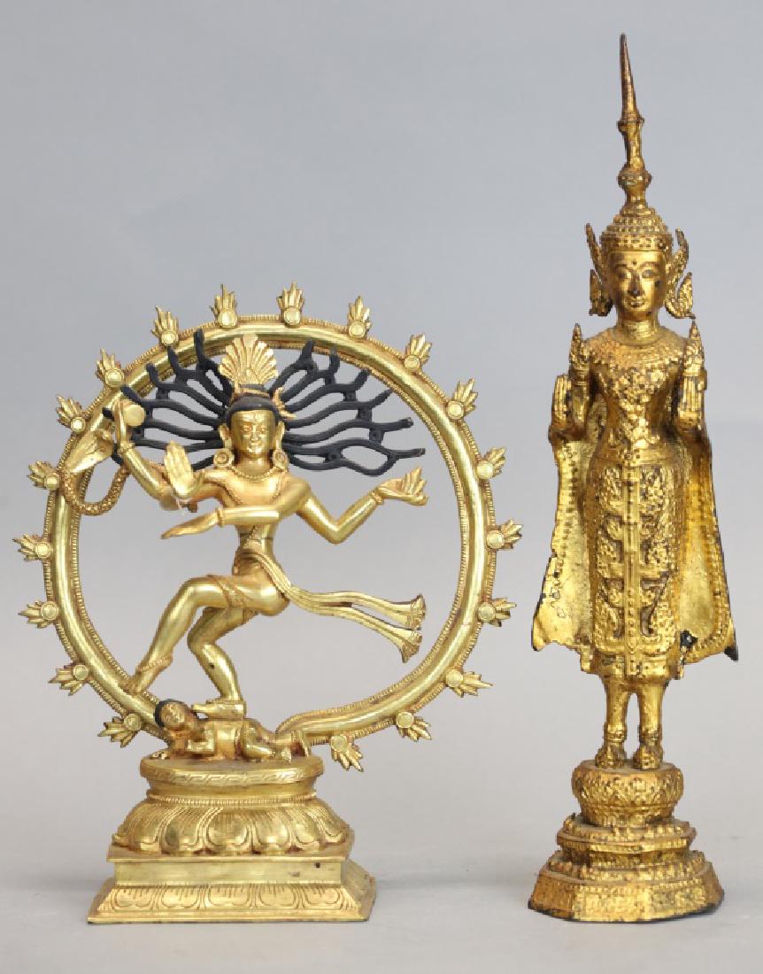 2 Thai bronze Buddhas (1 of 8)