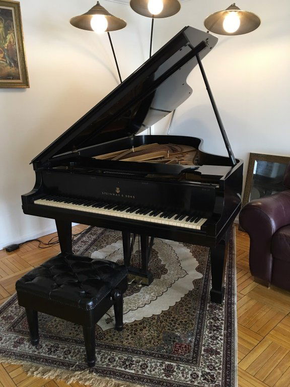 Steinway grand piano, model B, 1967 (1 of 9)
