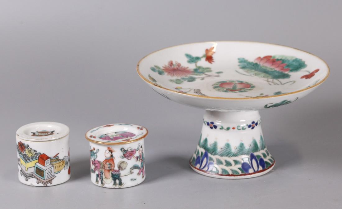 3 Chinese porcelain wares, possibly 19th c. (1 of 6)