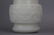 pair of Chinese opaque cream peking glass vases - 5