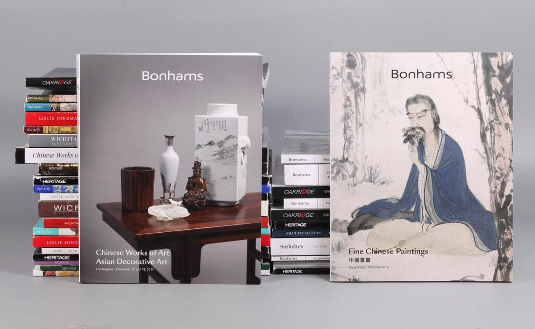 group of 34 Asian auction catalogs (1 of 3)