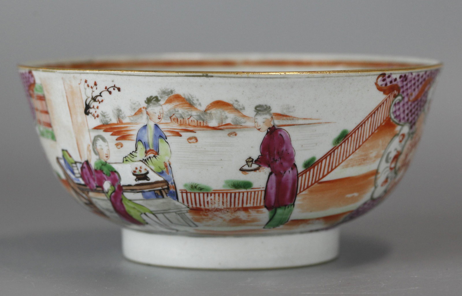 large Chinese porcelain bowl, possibly 18th c. (1 of 2)