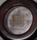 Chinese red overlay peking glass vase - 4
