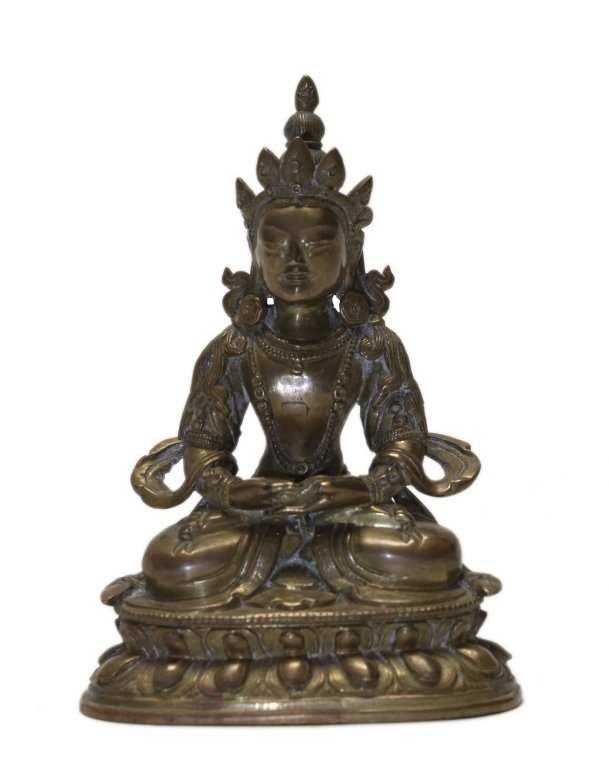 Chinese bronze tara (Qing dynasty) (1 of 4)