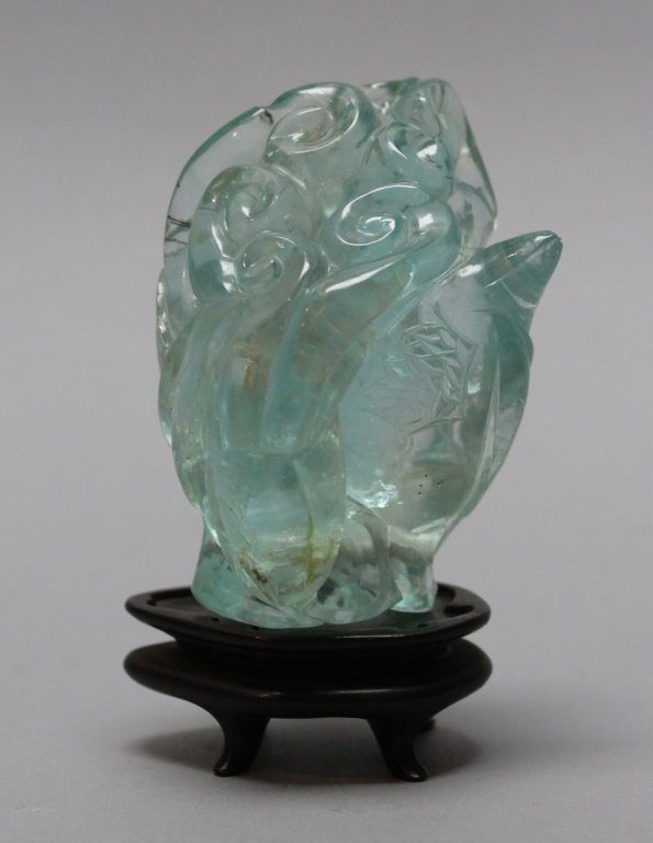 Chinese rock crystal carving, Qing dynasty (1 of 5)