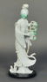 Chinese jadeite figure of a female immortal - 2