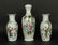 3 Chinese famille rose porcelain vases