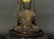 wooden Buddha wearing gilt bronze crown, 19th c. - 6