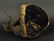 wooden Buddha wearing gilt bronze crown, 19th c. - 7