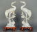 pair of Chinese jadeite cranes