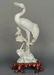 pair of Chinese jadeite cranes - 3