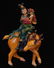 framed Chinese ceramic roof tile of an immortal - 2