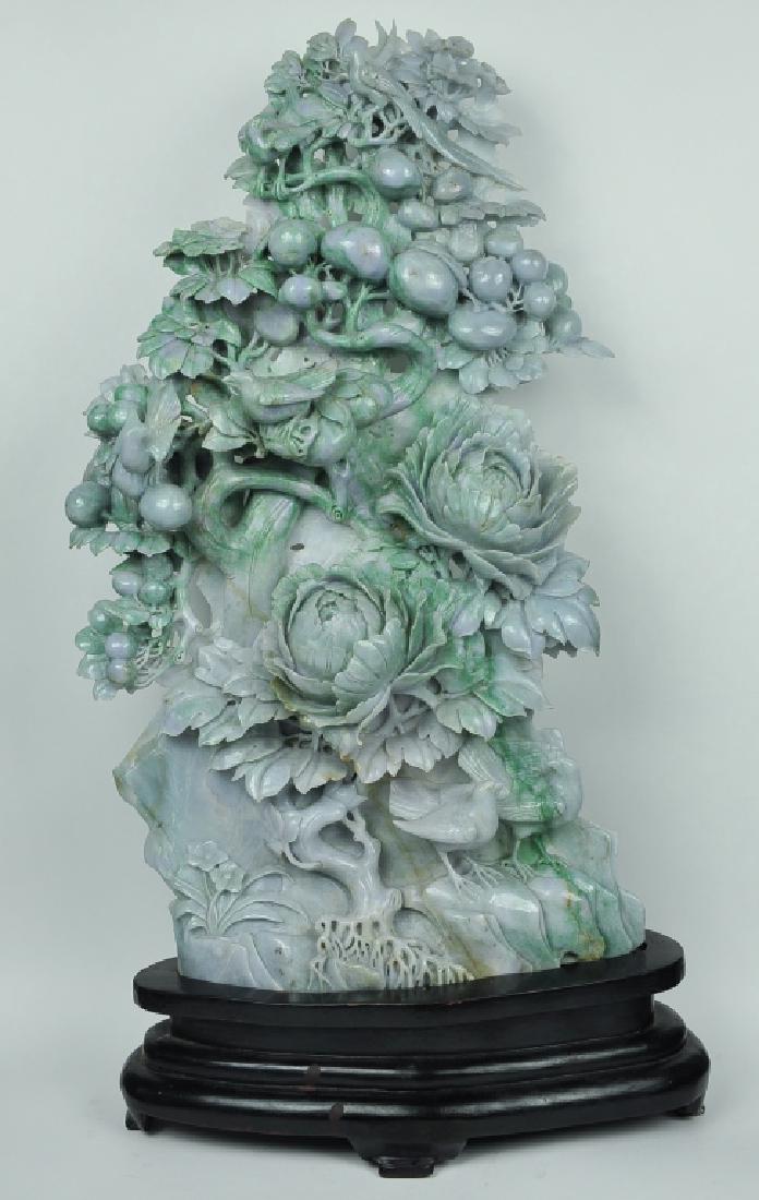 large Chinese jadeite carving (1 of 6)