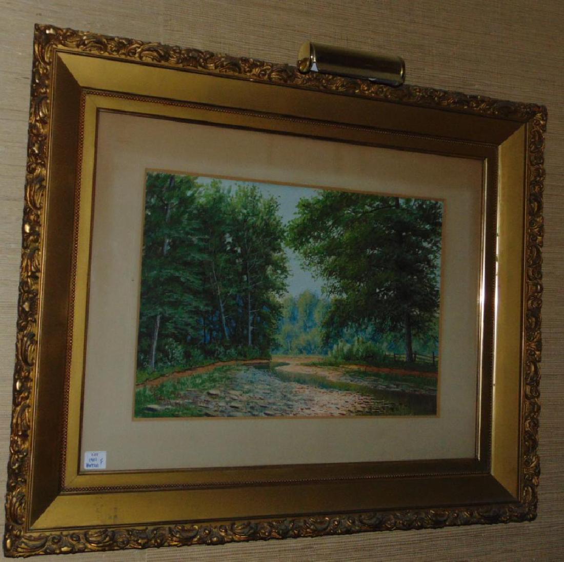 LANDSCAPE WATER COLOR BY GEORGE T. HETZEL (1 of 3)