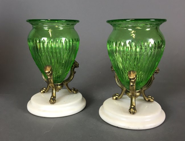 DORE BRONZE AND BACCARAT CUT CRYSTAL VASES (1 of 1)
