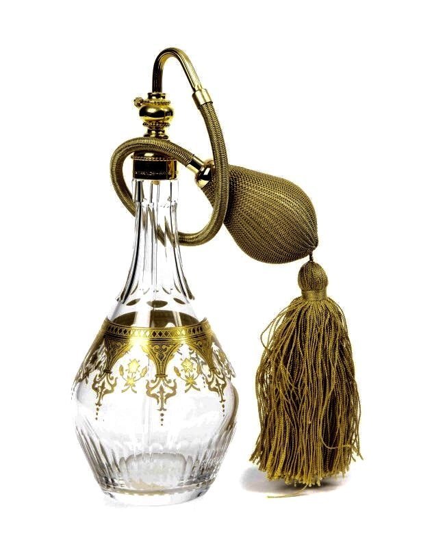 BACCARAT CILT CRYSTAL PERFUME ATOMIZER MARCEL FRANCK (1 of 1)