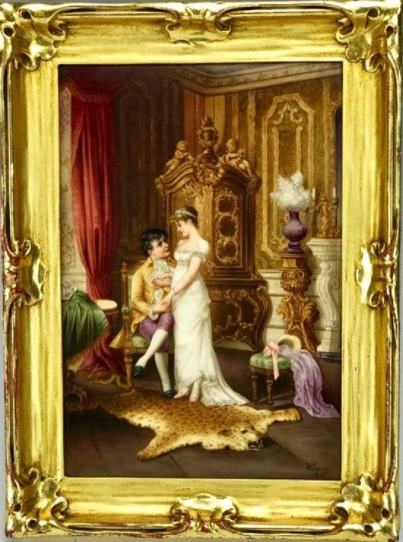 BERLIN KPM PORCELAIN PLAQUE (1 of 3)