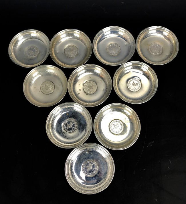 10 TURKISH STERLING SILVER NUT DISH (1 of 4)