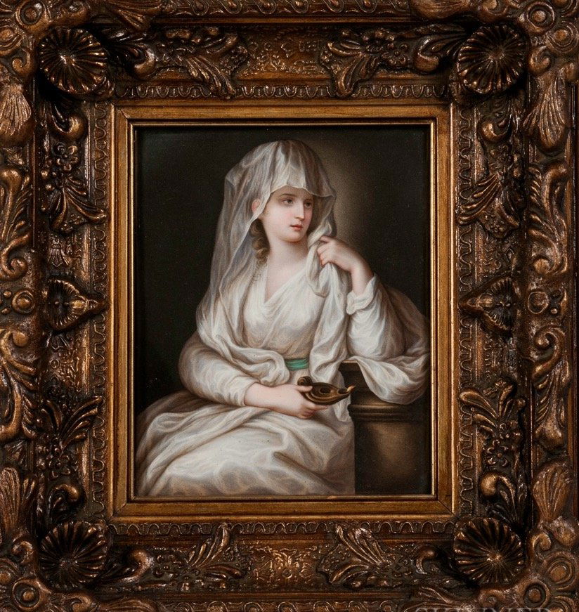 19TH C. BERLIN KPM PORCELAIN PLAQUE (1 of 3)