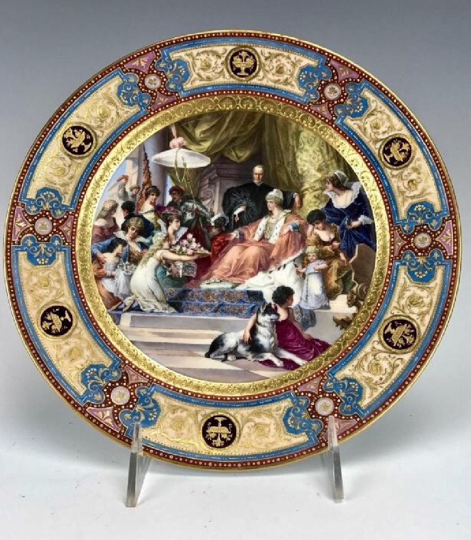 19TH C. ROYAL VIENNA PLATE (1 of 4)