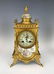 19TH C. DORE BRONZE AND SEVRES PORCELAIN CLOCK SET - 2