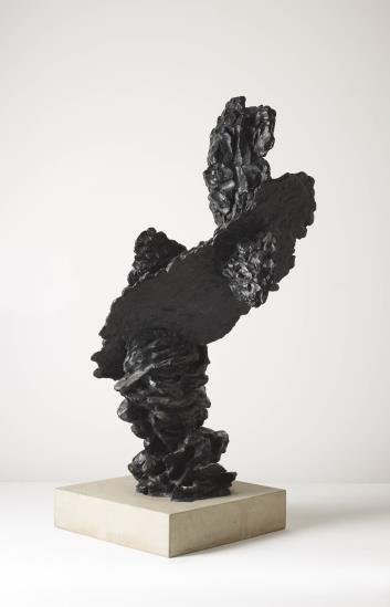 CAIRN #1 1998- BRYAN HUNT: A massive Bronze sculpture signed Bryan Hunt. Numbered 1/4. Measures 52" High. Estimate $7.000-8.000