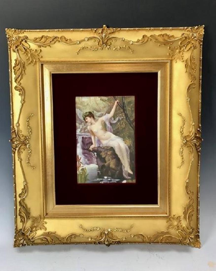 19TH C. BERLIN KPM PORCELAIN PLAQUE (1 of 3)