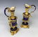 A MAGNIFICENT 19TH C. DORE BRONZE & SEVRES CLOCK SET - 3
