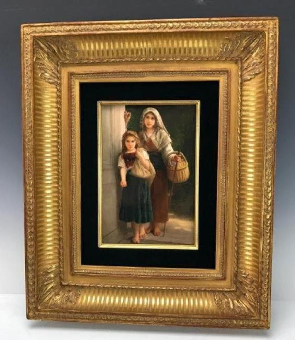 19TH C. BERLIN KPM PORCELAIN PLAQUE (1 of 2)