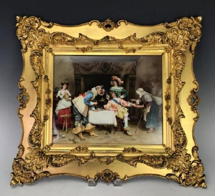 MAGNIFICENT BERLIN KPM PORCELAIN PLAQUE (1 of 2)