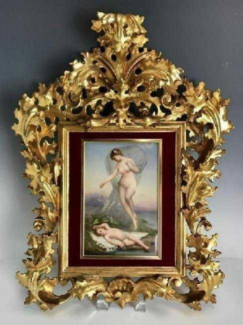 19TH C. BERLIN KPM PORCELAIN PLAQUE (1 of 3)