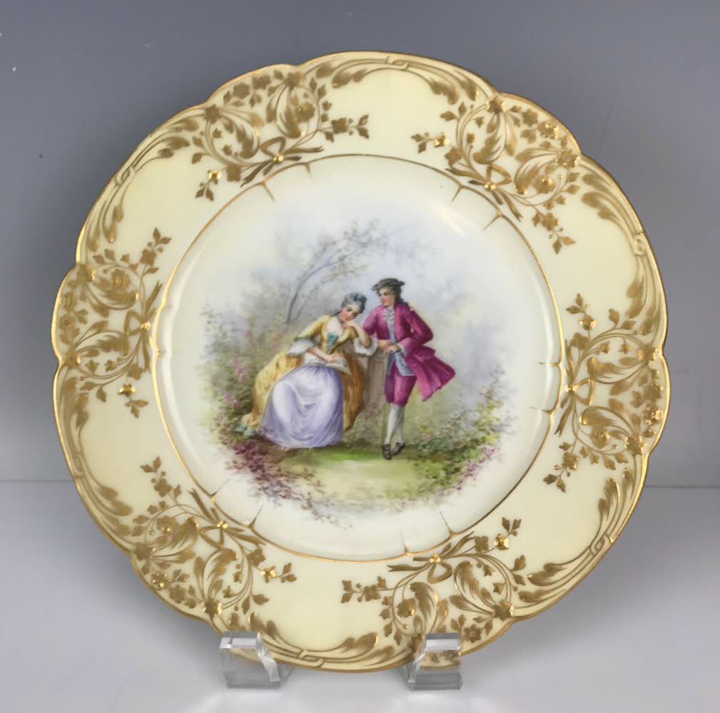 19TH C. SEVRES PORCELAIN PLATE (1 of 3)