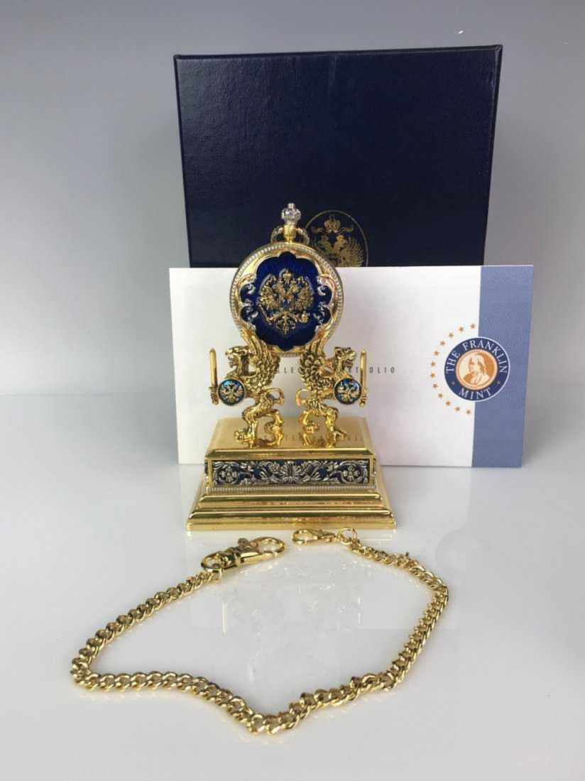HOUSE OF FABERGE IMPERIAL COLLECTOR WATCH: Like nes in Original box. Estimate $500-600