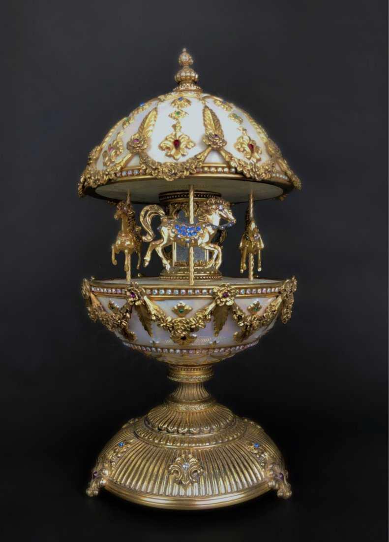 THE FABERGE IMPERIAL CAROUSEL MUSICAL EGG (1 of 4)
