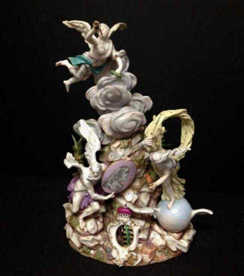 A LARGE 19TH C. MEISSEN GROUP (1 of 3)