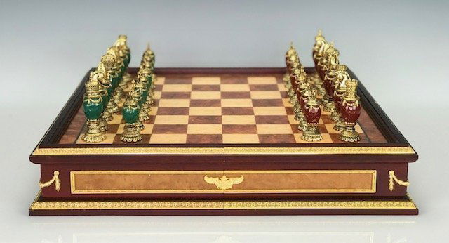 IMPERIAL FABERGE JEWELED CHESS SET (1 of 5)