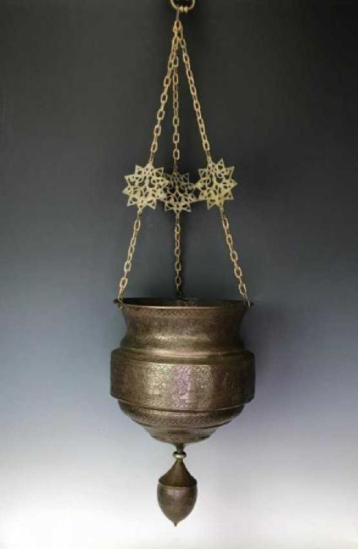 19TH C. PERSIAN COPPER LANTERN (1 of 5)