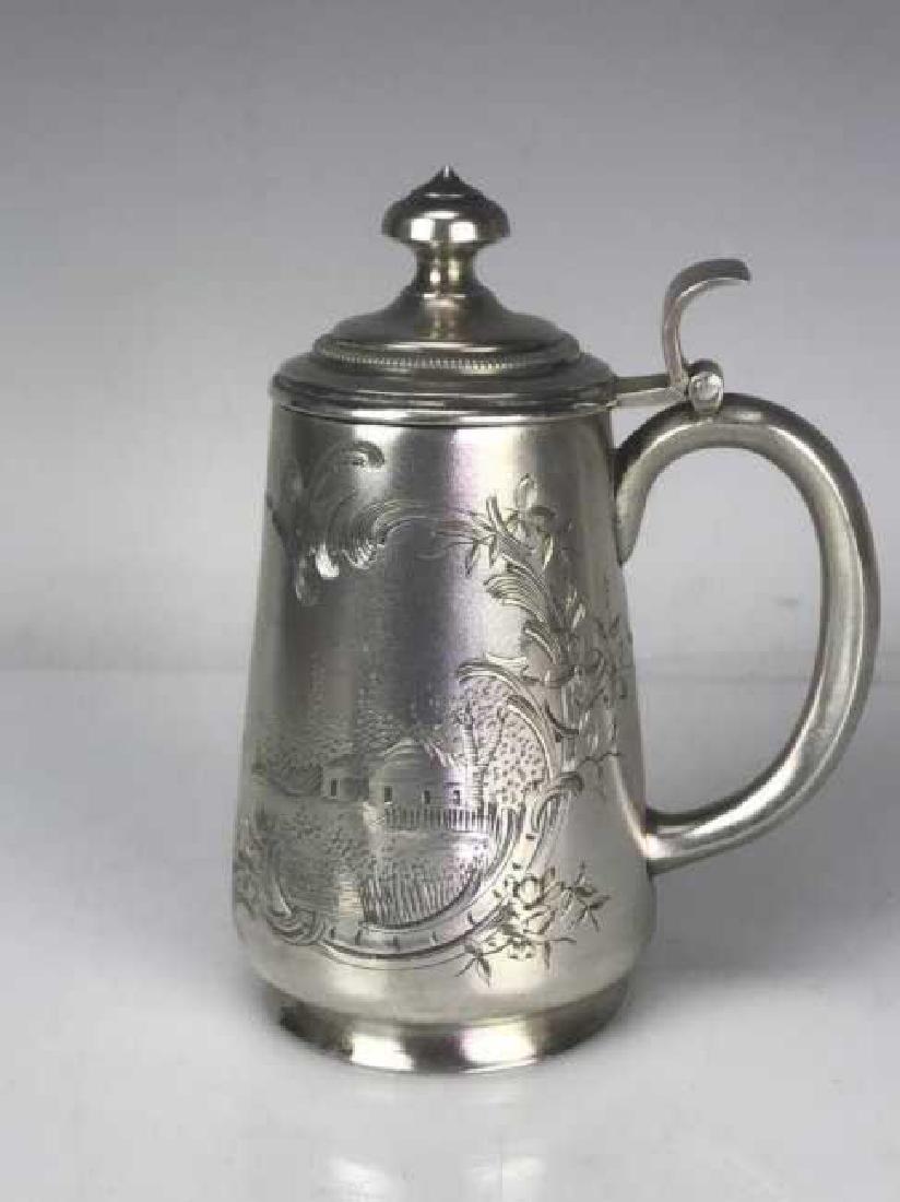 19TH C. RUSSIAN SILVER GILT CREAMER (1 of 2)