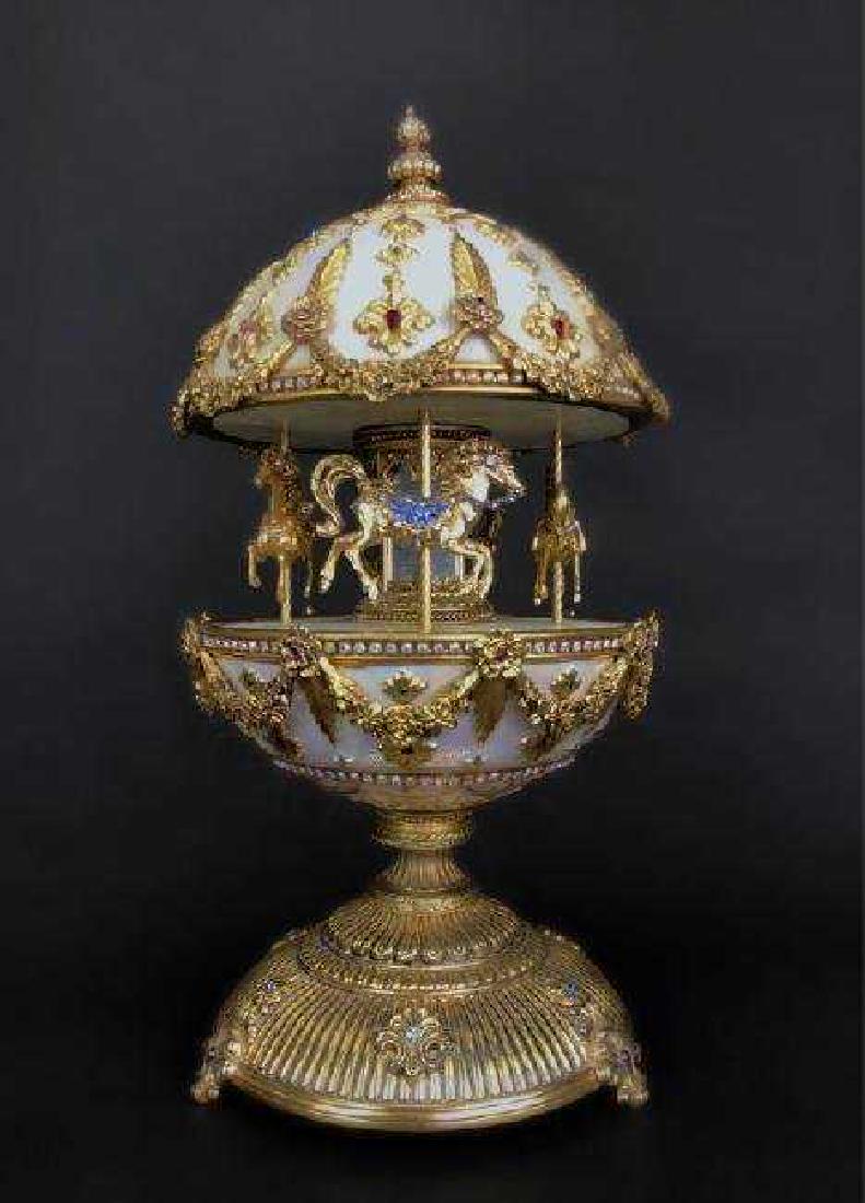 THE FABERGE IMPERIAL CAROUSEL MUSICAL EGG (1 of 4)