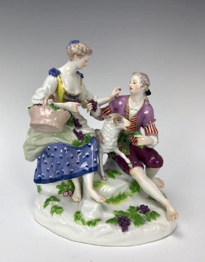 A LARGE MEISSEN GROUP CIRCA 1910 (1 of 3)