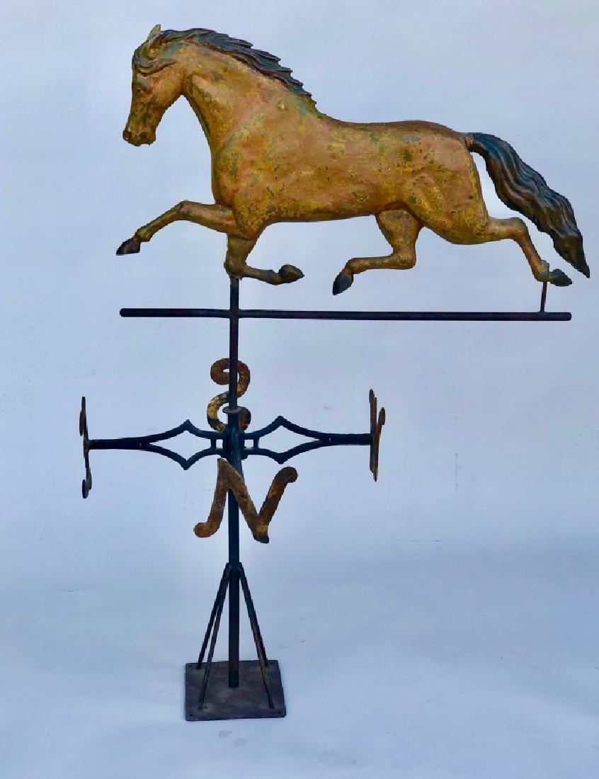ANTIQUE PATINATED COPPER WEATHERVANE (1 of 4)