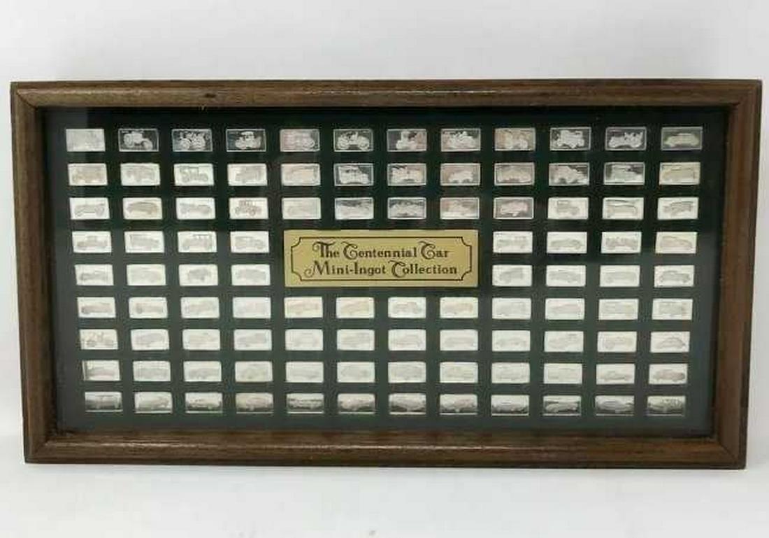 FRANKLIN MINT STERLING SILVER INGOTS OF CENTENIAL CARS (1 of 3)