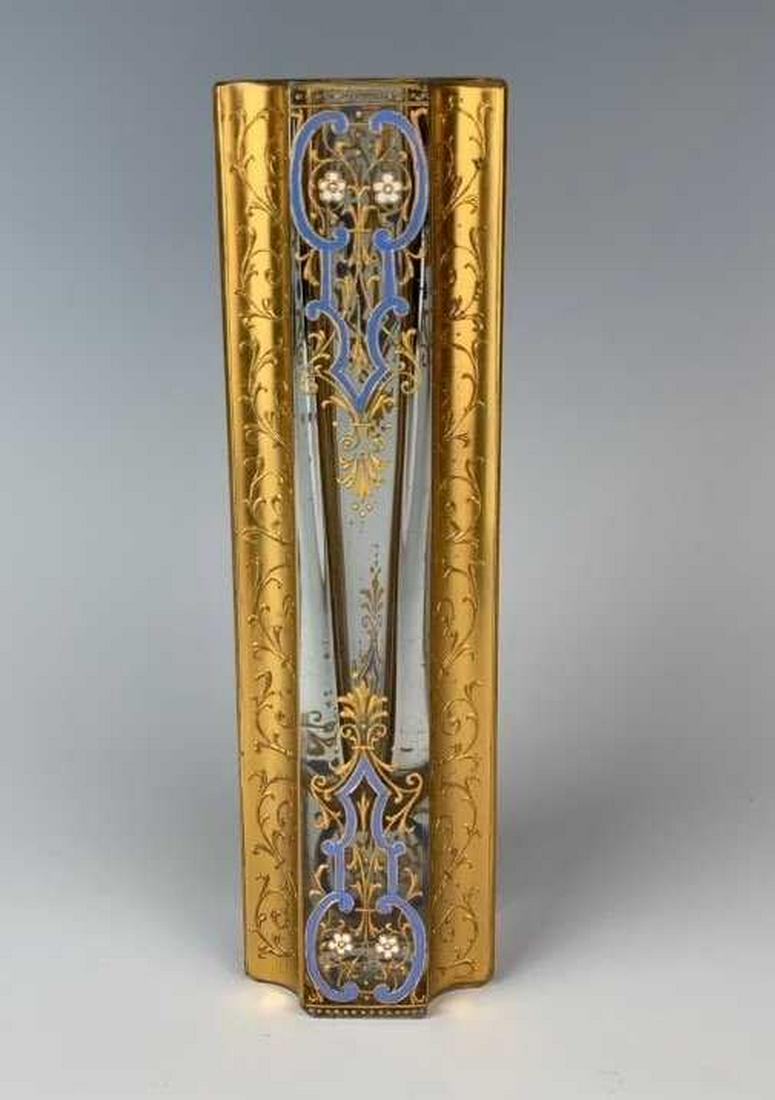 A VERY FINE ENAMELED MOSER VASE (1 of 1)