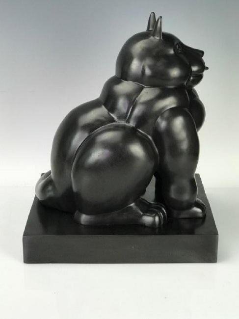 A SIGNED BOTERO BRONZE SCULPTURE (1 of 5)