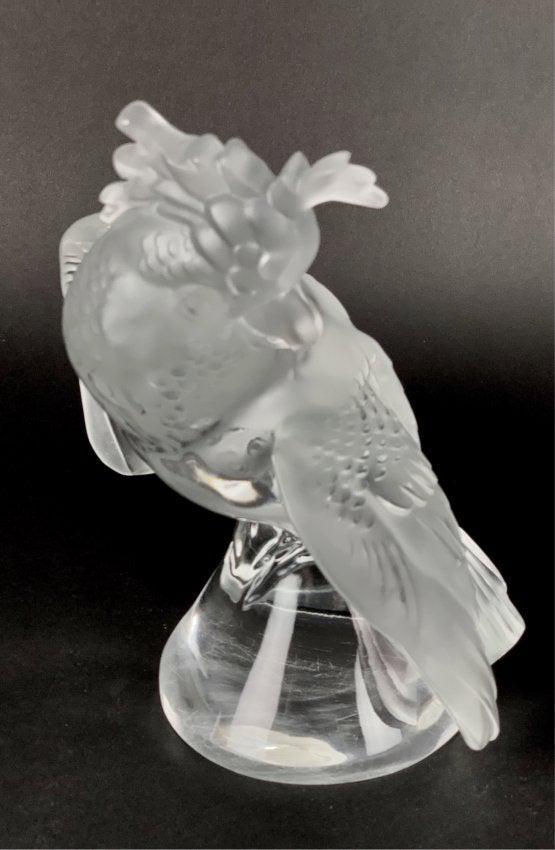 LARGE LALIQUE COCKATOO (1 of 5)