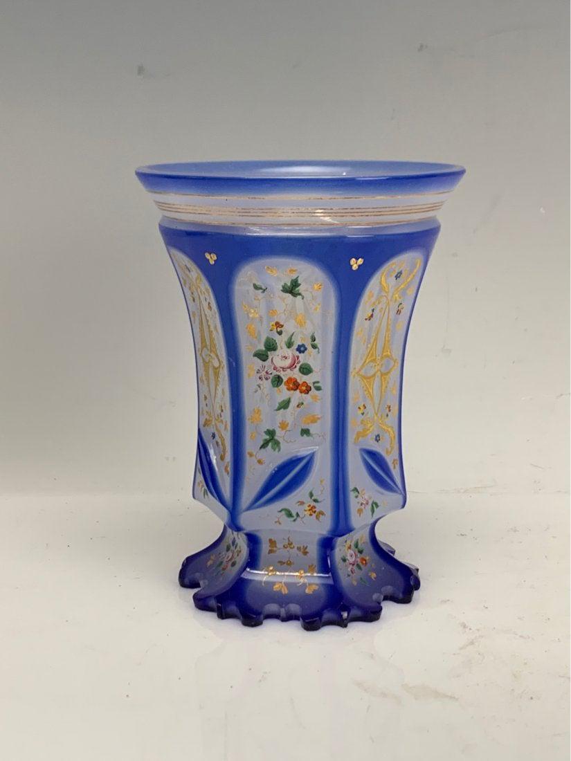 A VERY FINE BOHEMIAN ENAMELED BEAKER (1 of 3)