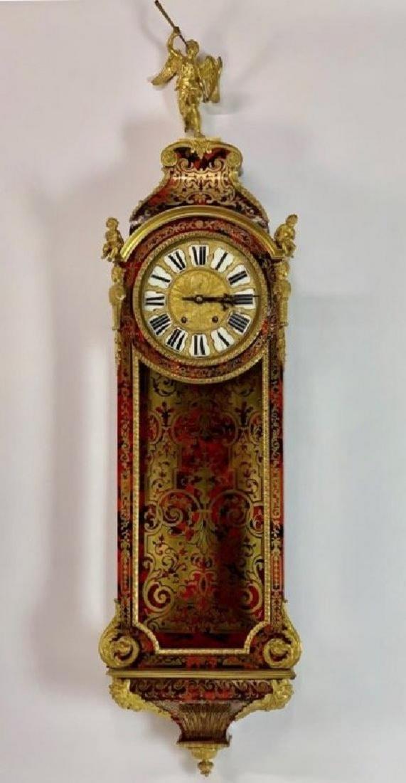 A MONUMENTAL FRENCH ORMOLU MOUNTED BOULE CLOCK (1 of 5)